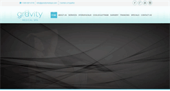 Desktop Screenshot of gravitymedspa.com